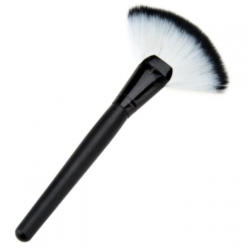 

Black Modish Makeup Powder Foundation Large Fan Brush, Multicolor