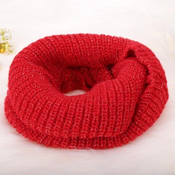 

New Fashion Girl Lady Women Stylish Trench Neck Circle Long Warm Shawl Wrap Neckerchief Scarf, Red