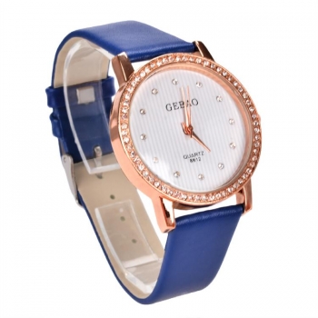 

New Fashion Women Watch Wristwatch Synthetic Leather Casual Quartz Watch, Multicolor