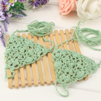 

Ladies Women Cool Barefoot Hand Crochet Knit Sandals Beachwear Wedding Toe Ring Anklets