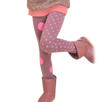 

Coffee New Cute Kids Girls Fashion Polka Dot Elastic Waist Long Pants Trousers Leggings Scarves & Wraps, Multicolor