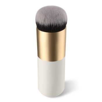 

Gold Short Foundation Makeup Cream Powder Flat Top Portable Face Brush