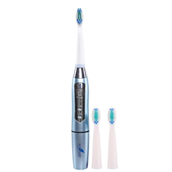 

Sonic Electric Toothbrush Waterproof 2 Brushing Modes with Brush Heads, Blue