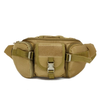 

Black Tactical Molle Bag Waterproof Waist Fanny Pack Hiking Fishing Sports Hunting Bags Camping Sport Belt, Multicolor