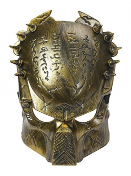

Gold Halloween Party Movie Themed Scary Mask, Multicolor