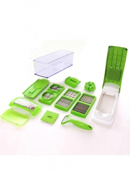 

Green Multi-function Slicer Vegetable Fruit Cutter Chopper Shredder Kitchen Tools