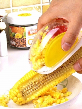 

New Kitchen Useful Accessories Gadget Slicer Corn Stripper Separator Peeler Thresher