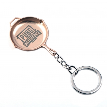 

#1 New Fashion Unisex Jedi Survival Game Alloy Saucepan Shape Key Ring and Necklace, Multicolor