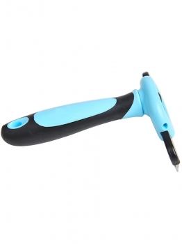 

Blue Pet Grooming Brush Comb Deshedding Tool For Dogs And Cats Stainless Hair Removal, Multicolor
