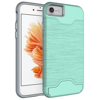 

Green For iPhone 6"6S 7 Plus Shockproof Rugged Hybrid Rubber Protective Hard Phone Case Cover, Multicolor