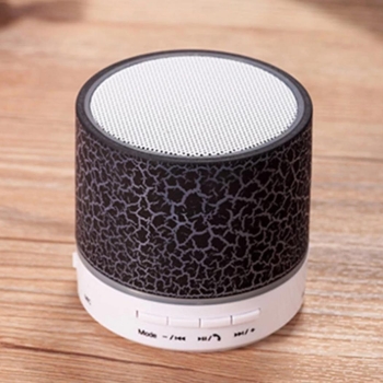 

LED Portable Mini Wireless Bluetooth Speakers with USB and TF Port, Multicolor