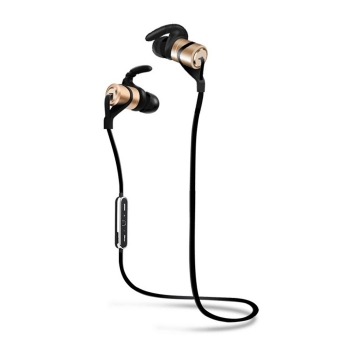 

Gold Sport Earphones Wireless Bluetooth Stereo Headphone Headset, Multicolor