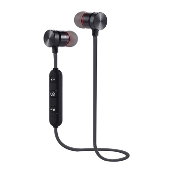 

Black Sport Earphones Wireless Bluetooth Stereo Headphone Headset, Multicolor