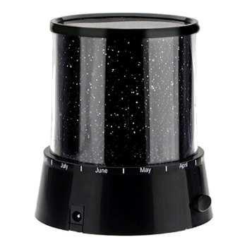 

Black LED Night Light Star Baby Kids Sleep USB Projector Rotation Colorful Lamp, Multicolor