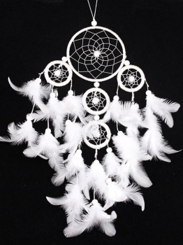 

Decoration Ornament Dream Catcher with Feathers Hanging