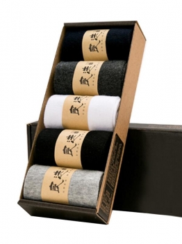 

Men Spring Summer Cotton Business Casual Solid Low Cut Short Boat Socks 5 Pairs, Mixed