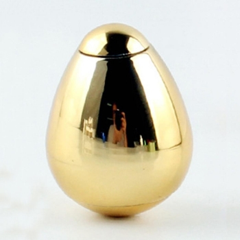 

Gold Alloy Egg Shape EDC Hand Spinner Stress Relief Finger Fingertip Gyro Focus Toy, Multicolor