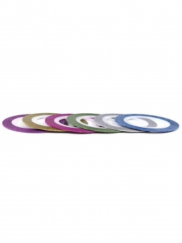 

Multi-color1 Shiny Glitter Striping Tape Decoration Nail Art Sticker 10 Rolls, Multicolor
