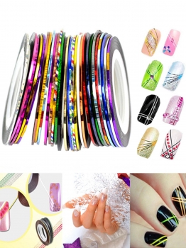 

Make Up Nair Art DIY Sticker Rolls Striping Tape Line Nair Kit