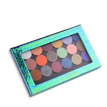 

Empty Eyeshadow Mermaid Pattern Magnet Palette Pans DIY Cosmetic Makeup Case