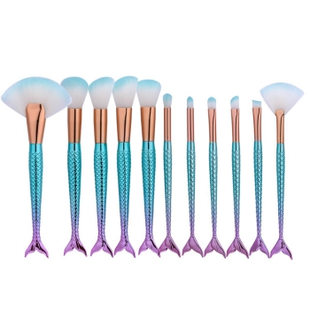 

Fishtail Mermaid Powder Contouring Makeup Brush Sets