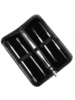 

Stainless Steel Acupuncture Blackhead Acne Needle Set with Bag