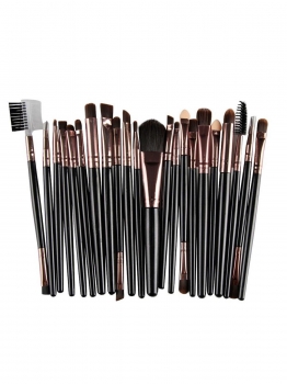 

Black Eye Shadow Eyebrow Lip Brush Makeup Brushes Sets, Multicolor