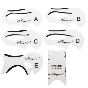 

Template Eye Eyebrow Eyeliner Stencil Card