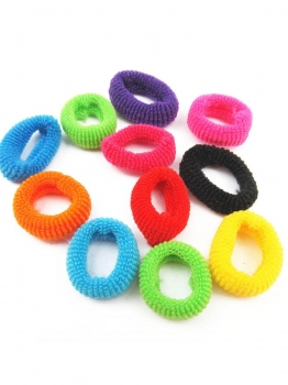 

Elastic Hair Tie Band Ropes Ponytail Holders Scrunchie, Multicolor