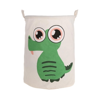 

Cartoon Pattern Kids Canvas Foldable Storage Bucket
