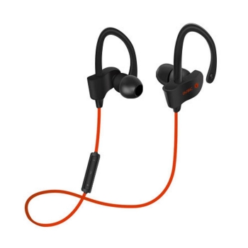 

New Q11 Bluetooth Headphones Sport Wireless Sweatproof Earbuds Running Earphone with Mic, Red