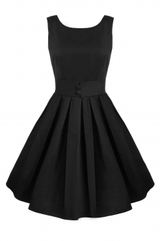 

Black Lady Sleeveless O-neck Sexy Stretch Party Dress, Multicolor