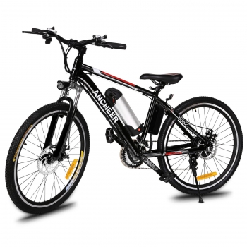 

Black ANCHEER 25 inch Wheel Aluminum Alloy Frame Mountain Bike, Ship free to EU
