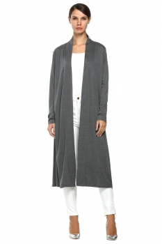 

Meaneor Dark gray Spring" Autumn Women Casual Loose Long Sleeve Open Front Cardigan Coats Jackets Suits & Blazers, Multicolor