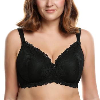 

Black Ekouaer Lady Women Lace Underwire Bras & Bra Sets Sexy Underwear, Multicolor