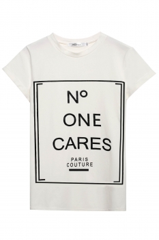 

Meaneor White Women Casual O-Neck Short Sleeve Letter Print Basic Tank Tops T-Shirts, Multicolor