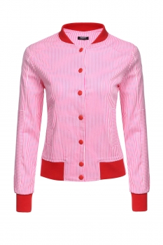 

Pink Zeagoo Women Bomber Jacket Coat Jacket, Multicolor