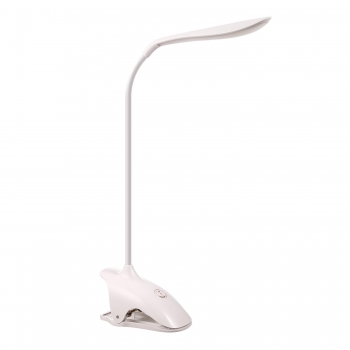 

2 Brightness Levels Eye-friendly LED Desk Clamp Reading Light with USB Cord