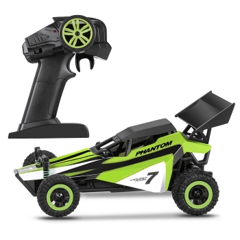 

Green 2.4GHz RC Racing Cars Remote Controlled 1:32 Scale Electric 2WD Car, Multicolor