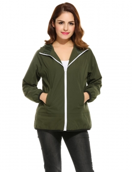 

Hooded Loose Long Sleeve Solid Poncho Jacket, Multicolor