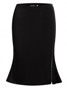 

Black Elegant High Waist Mermaid Bodycon Pencil Short Skirt, Multicolor