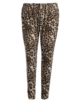 

Brown High Waisted Leopard Stretch Tights Skinny Leggings, Multicolor