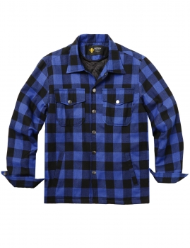 

Blue Men Fashion Turn Down Collar Long Sleeve Plaid Button Casual Shirts Coats & Jackets, Multicolor