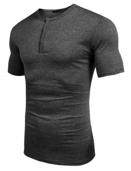 

Black Solid Basic Loose Fit T-Shirts, Multicolor