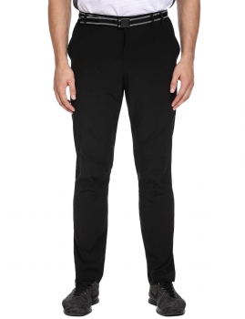 

Black Quick Dry Breathable Outdoor Hiking Mountain Long Sports Pants with Belt, Multicolor