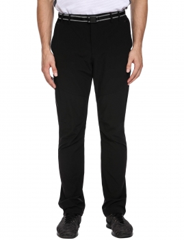 

Black Quick Dry Outdoor Hiking Mountain Long Sports Pants with Belt, Multicolor