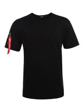 

Black Men's O-Neck Short Sleeve Zipper Logo Print Loose T-Shirt, Multicolor