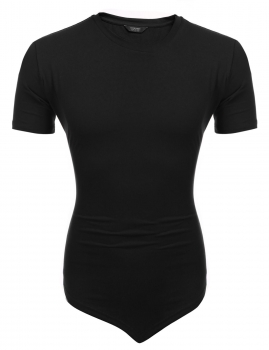 

Black Men V Neck Short Sleeve Bodybuilding Muscle Training Solid Basic T-Shirt, Multicolor