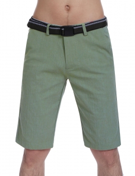 

Grey Green Outdoor Wicking Quick Dry Shorts with Bellt, Multicolor