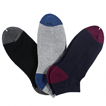 

Women Cotton Anklets Socks Patchwork Soft Daily Casual Sports Liner Socks 3 Pairs, Multicolor